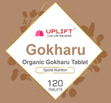 Uplift Organic Gokharu(Tribulus) Tablets-120 Count |100% Pure & Natural