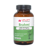 Uplift Brahmi Veggie Capsules (Made from Organic Brahmi Powder) - 120 Count | Brain Herbal Supplement