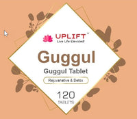 Uplift Guggul Tablets - 120 Count |100% Pure and Natural Herbal Supplement