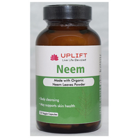 Uplift Neem Veggie Capsules(Made with Organic Neem Powder)-120 Count|100% Pure & Natural, Herbal Supplement