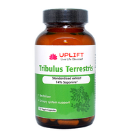 Uplift Tribulus Veggie Capsules-120 Count | 100% Pure and Natural