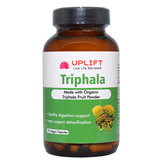 Uplift Organic Triphala Veggie Capsules - 120 Count | Digestion, Colon & Immune