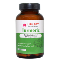 Uplift Turmeric Curcumin Veggie Capsules - 120 Count | Natural